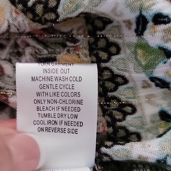 Farmers Market by One World guaze blouse Size PM - Picture 10 of 10